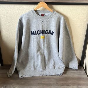 Vintage Michigan sweater with stitched logo from Nike Team